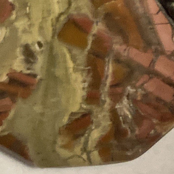 Genuine jasper statement necklace , no marks found , multi strand beaded - Picture 7 of 8